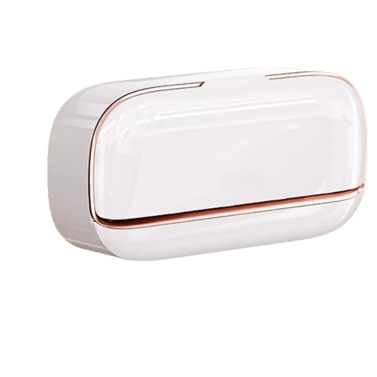SMERA Wall-Mounted Soap Holder with Cover & Drain Tray