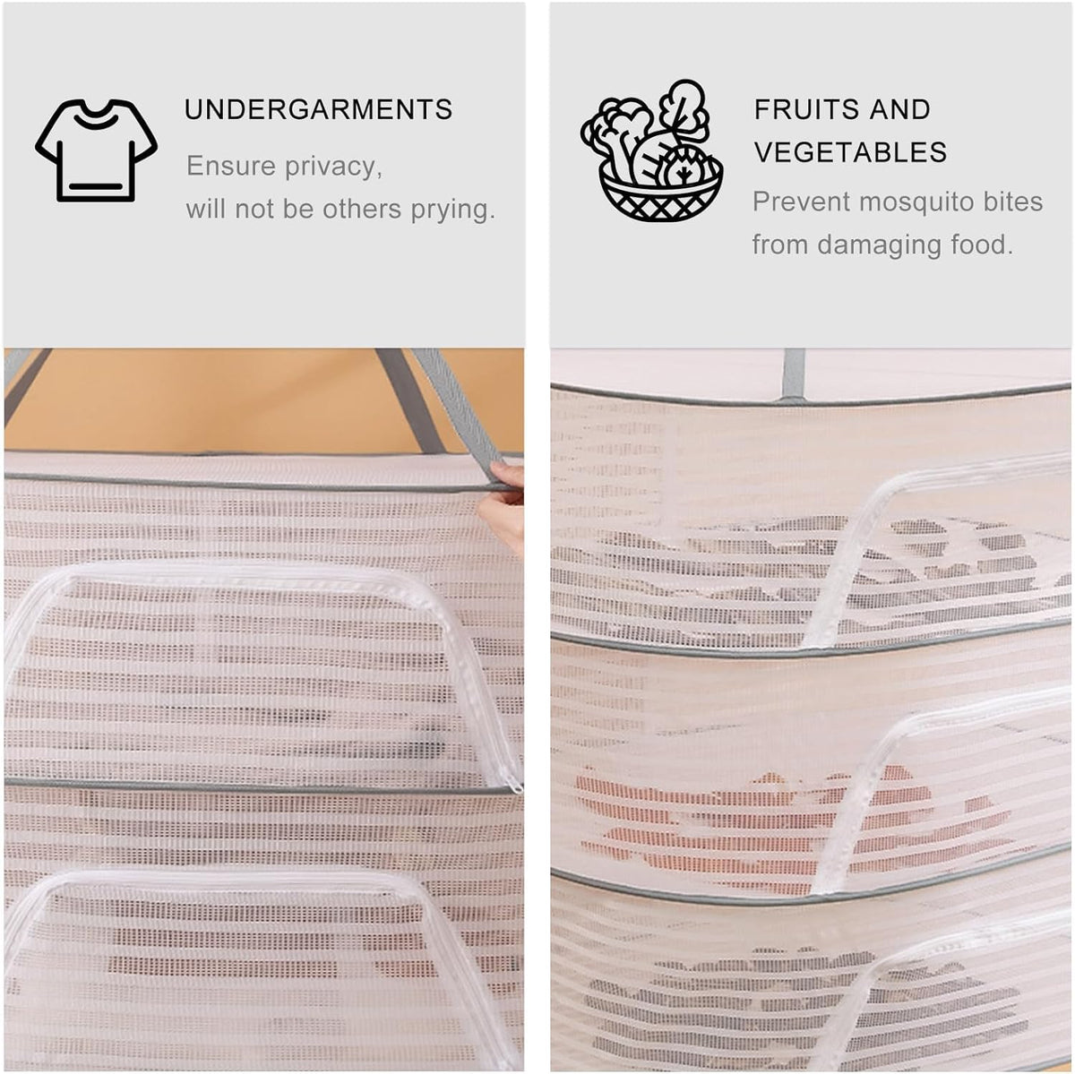 SMERA® 3-Layer Foldable Hanging Drying Rack